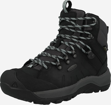 KEEN Boots 'REVEL IV MID POLAR' in Zwart: voorkant