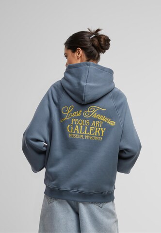 Veste de survêtement 'Art Gallery' Pequs en bleu : devant