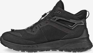 ECCO High-Top Sneakers in Black: front