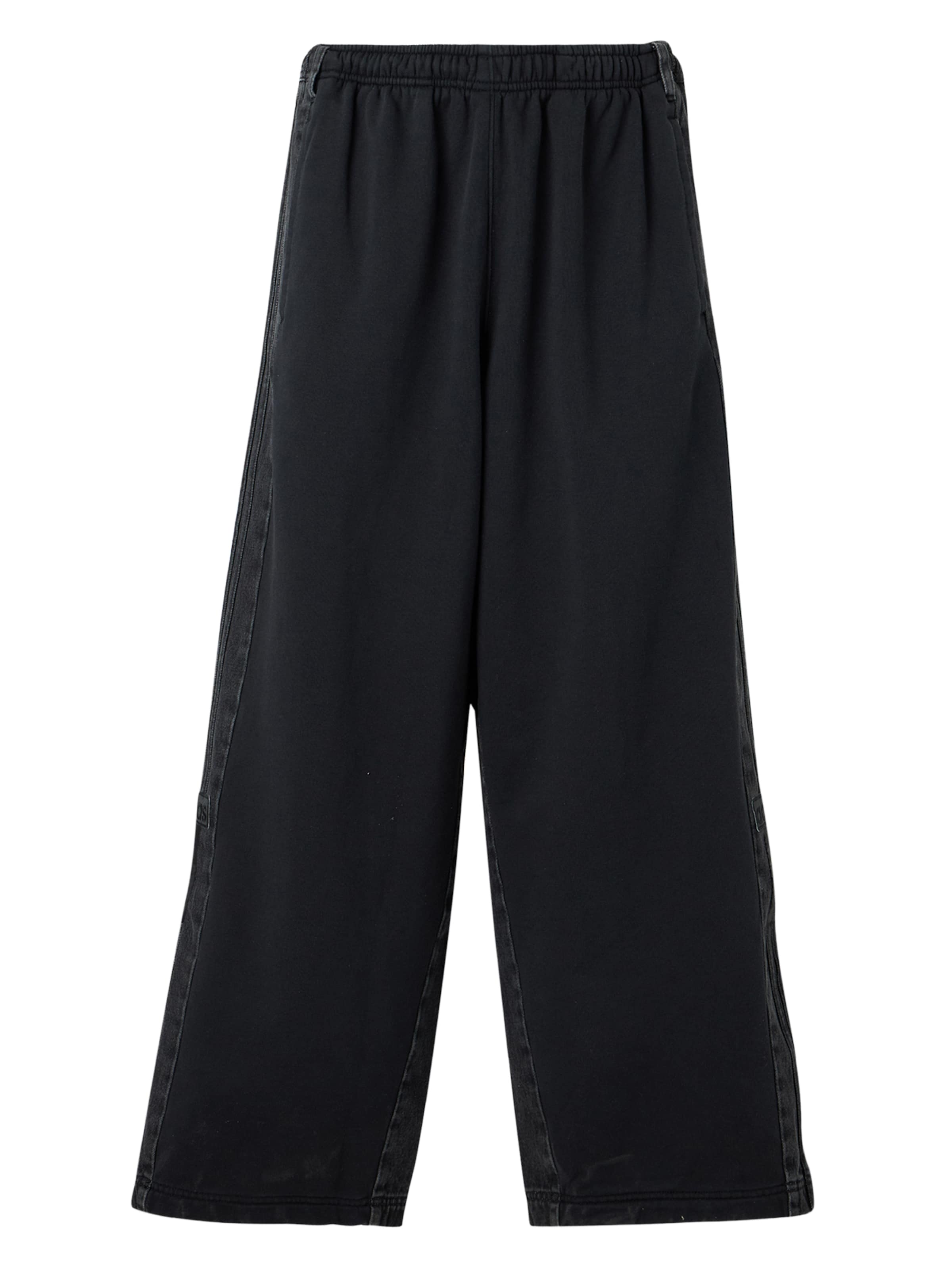 Wide Leg Pantalon 'Adibreak' ADIDAS ORIGINALS en noir : devant