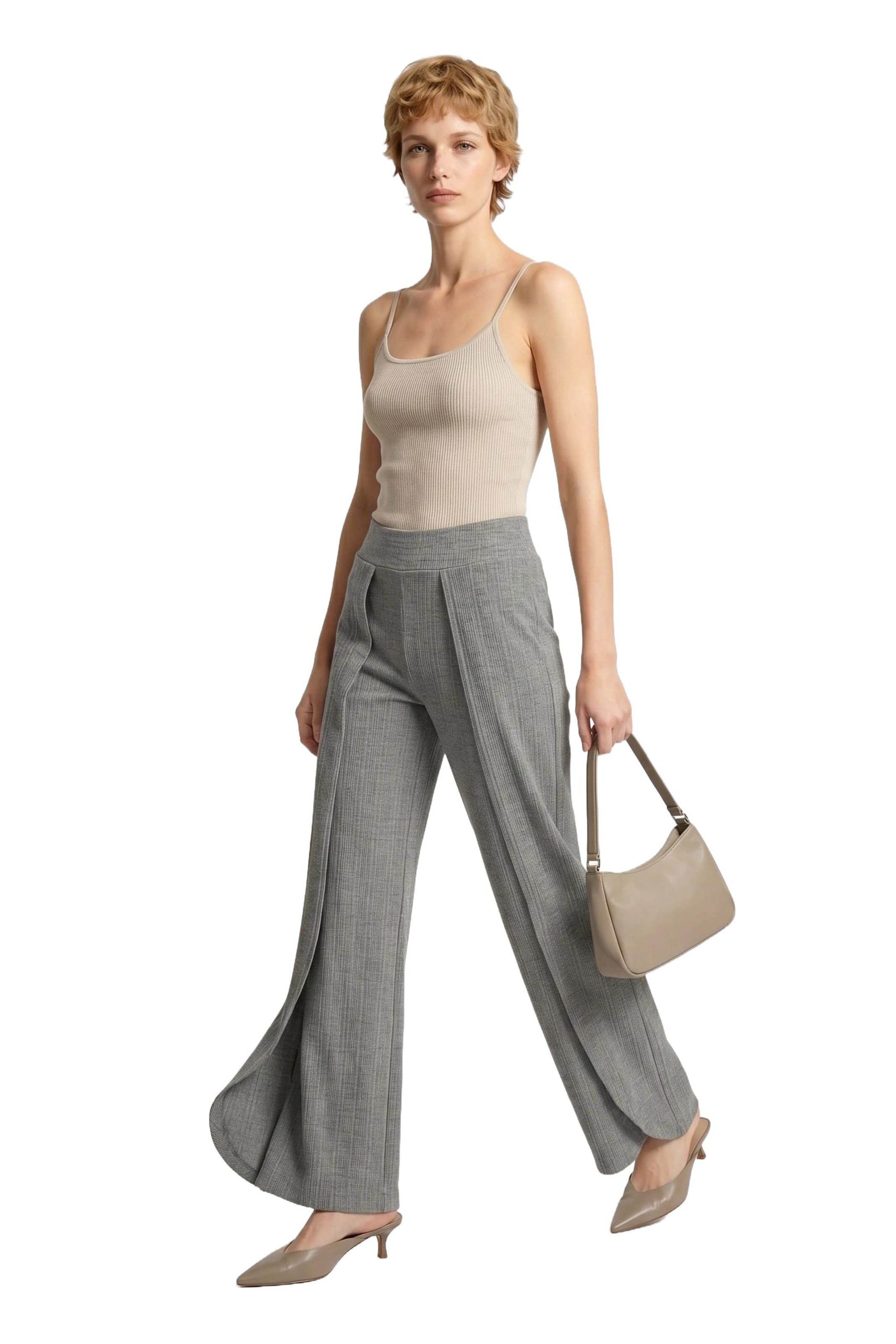 Alexa Dash Loosefit Broek in Grijs