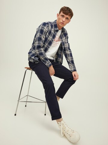 JACK & JONES Szabványos Nadrág 'Ollie' - kék