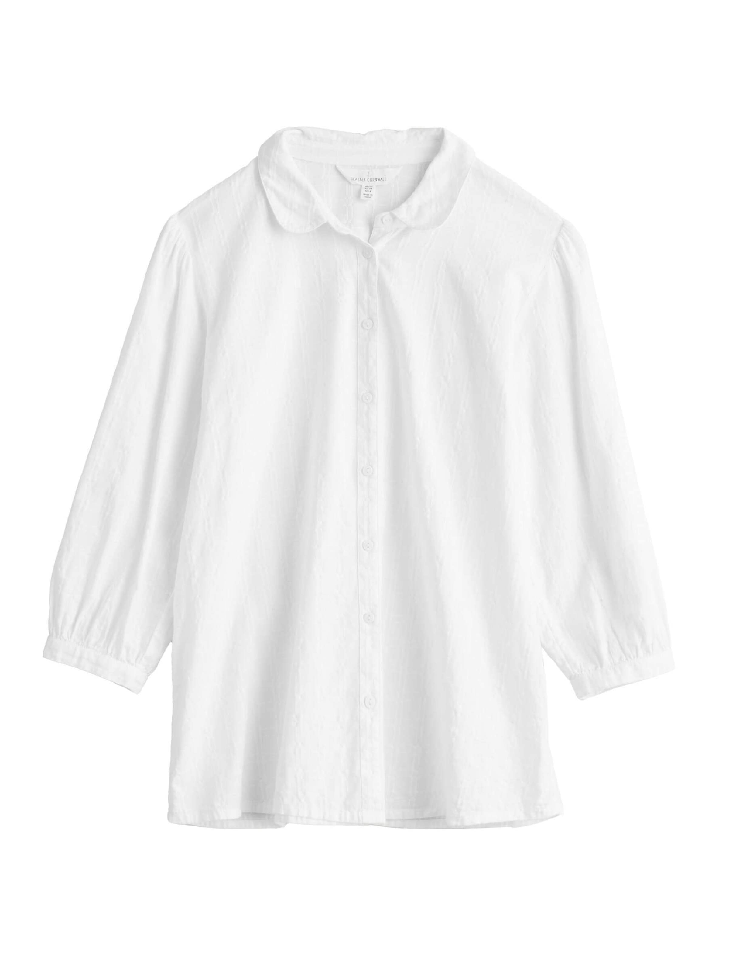 Seasalt Cornwall Halenka 'Hope Cottage' – bílá: přední strana