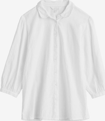 Seasalt Cornwall Blouse 'Hope Cottage' in Wit: voorkant