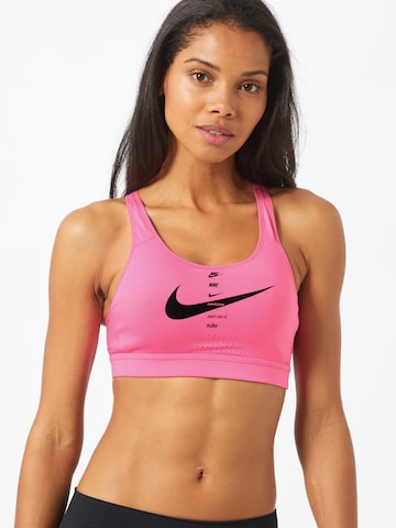 NIKE Regular Sports bra 'Impact' in Pink: front