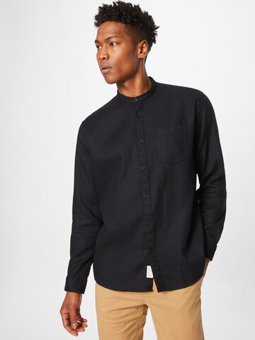 ESPRIT Regular Fit Hemd in Schwarz: predná strana