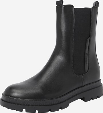 TOM TAILOR Chelsea Boots in Black: front