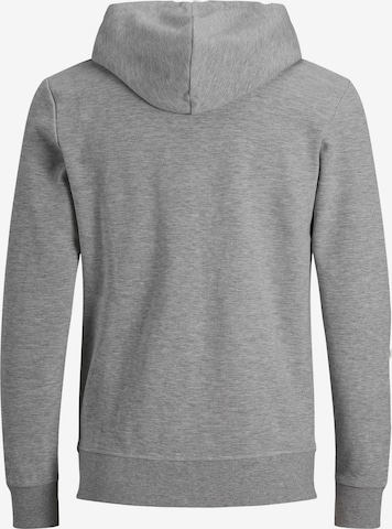 Jack & Jones Plus - Sudadera con cremallera en gris