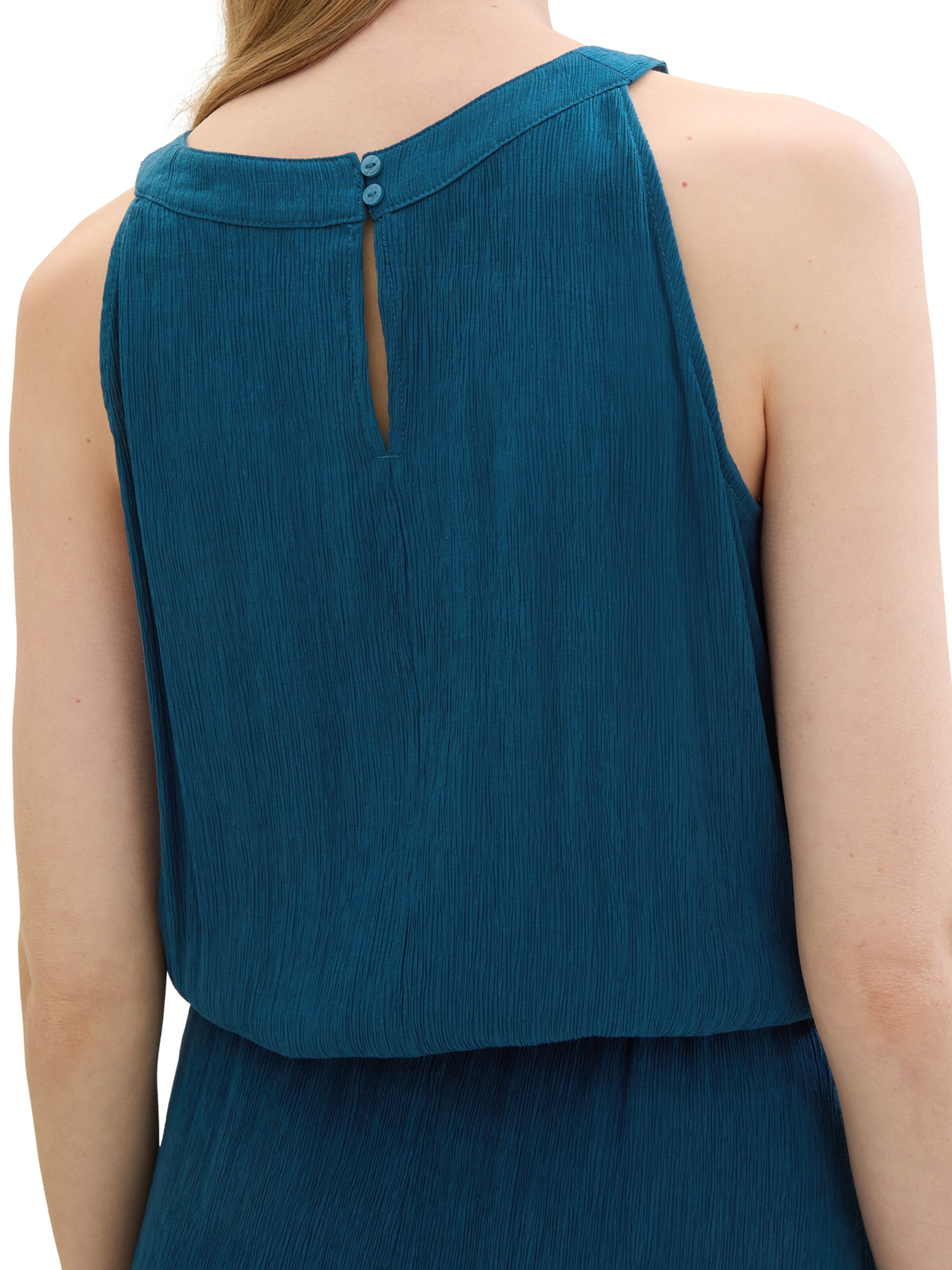 TOM TAILOR Summer dress in Cyan Blue ABOUT YOU