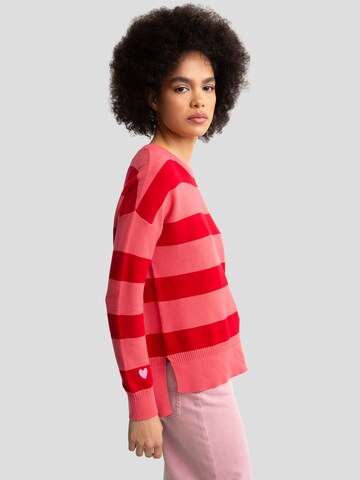 BIG STAR Trui 'Heartelia' in Roze