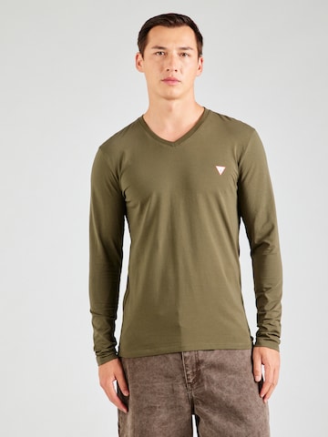 GUESS Shirt in Green: front