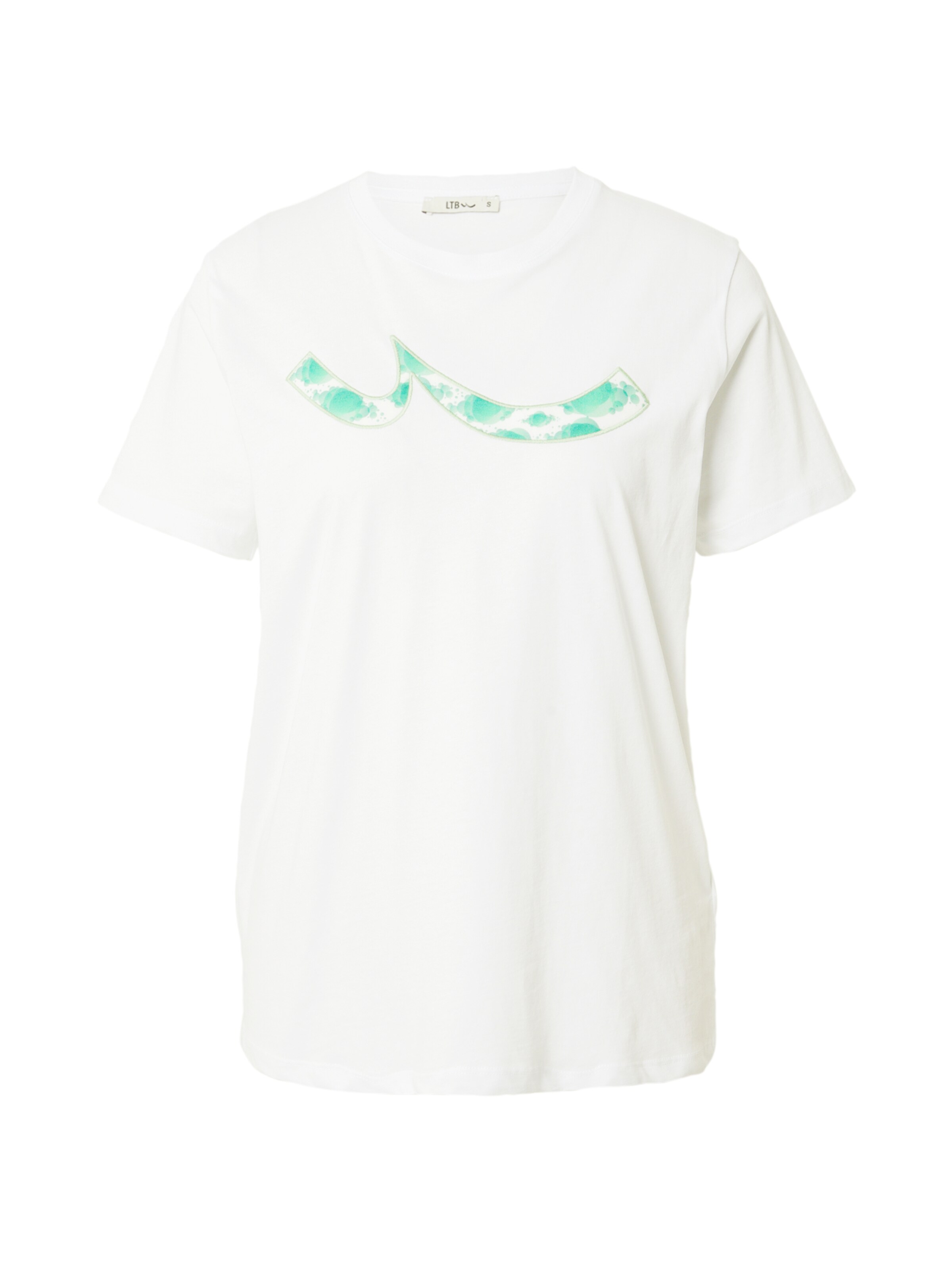 T-shirt LTB en blanc : devant