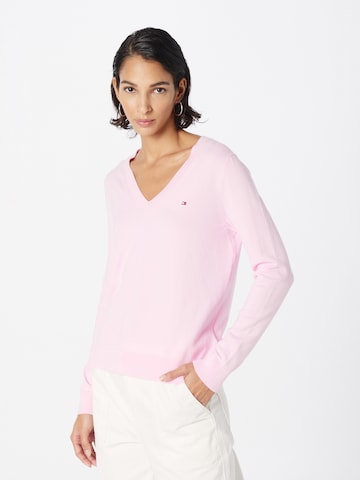 TOMMY HILFIGER - Pullover em rosa: frente