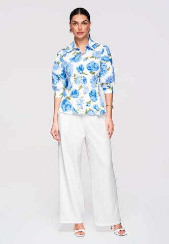 Ombre Regular Broek in Wit