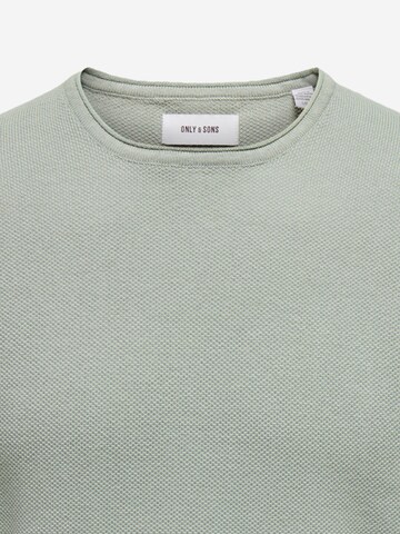 Only & Sons Sweater 'Felix' in Green