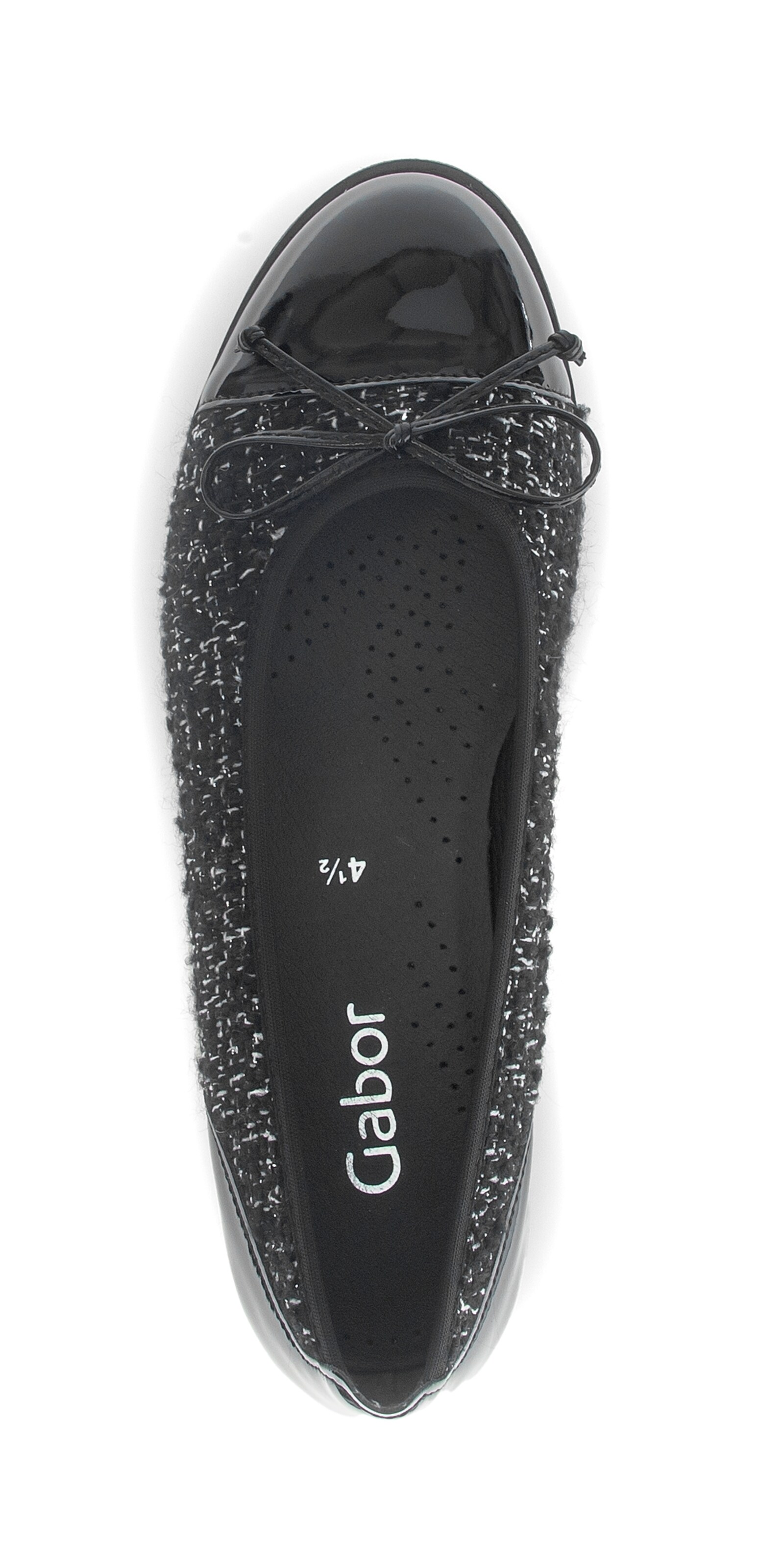 GABOR Ballerina in Schwarz