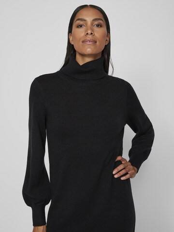 VILA Knit dress 'Sara' in Black