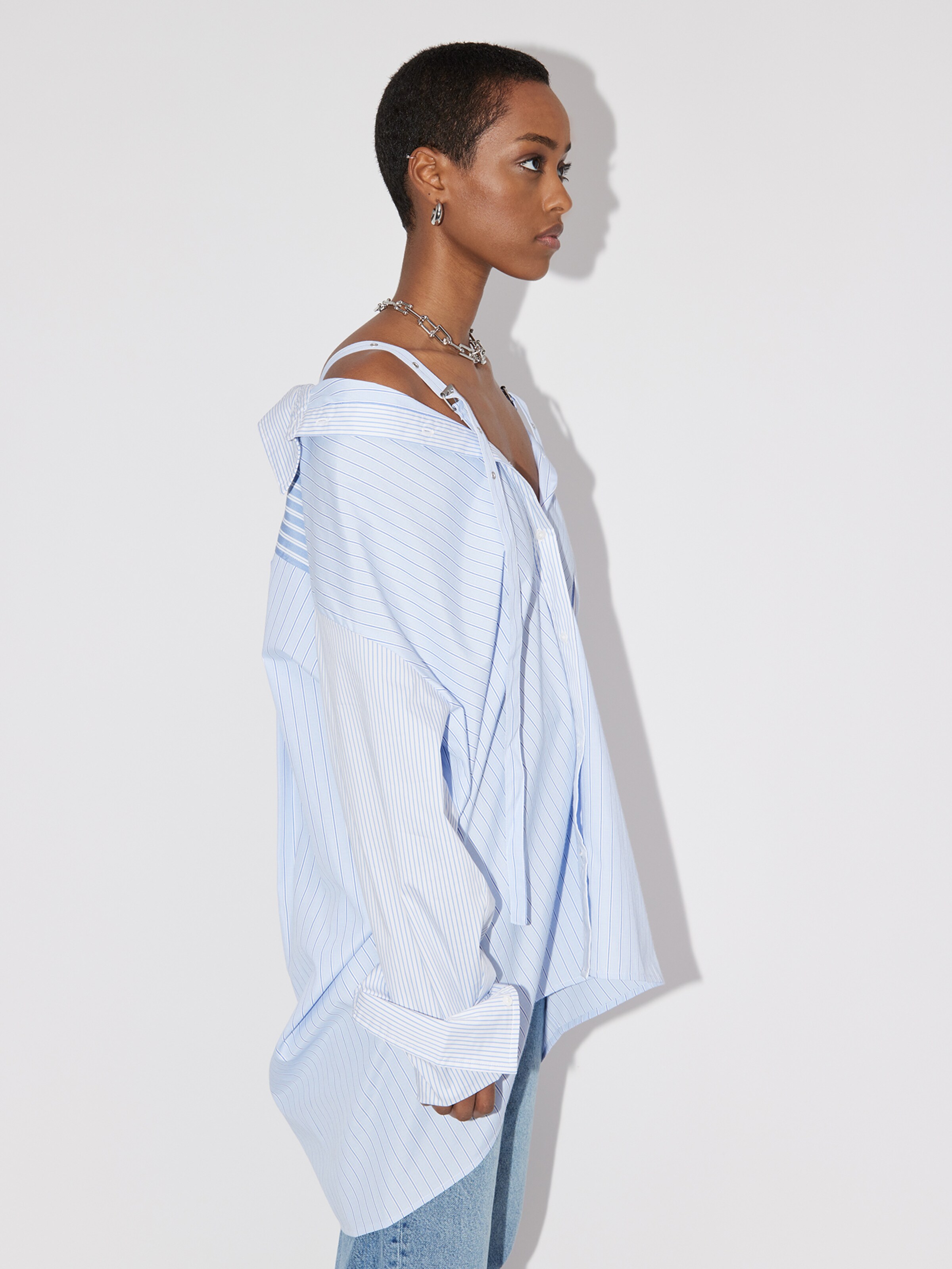 Frauen Große Größen LeGer by Lena Gercke Bluse in Blau, Hellblau - OS32526 Frauen Große Größen LeGer by Lena Gercke Bluse in Blau, Hellblau - OS32526