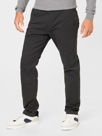 Coupe slim Pantalon chino ESPRIT en gris : devant