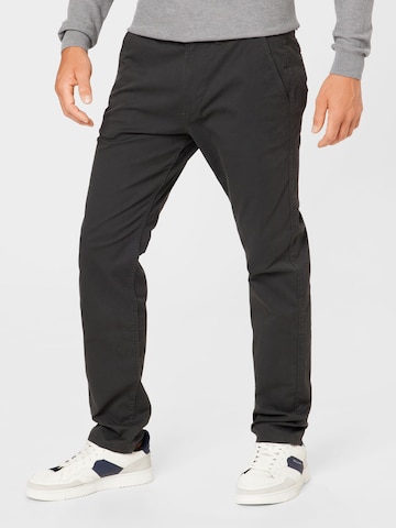 ESPRIT Slim fit Chino trousers in Grey: front