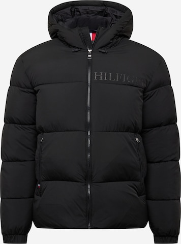 TOMMY HILFIGER Winter jacket in Black: front