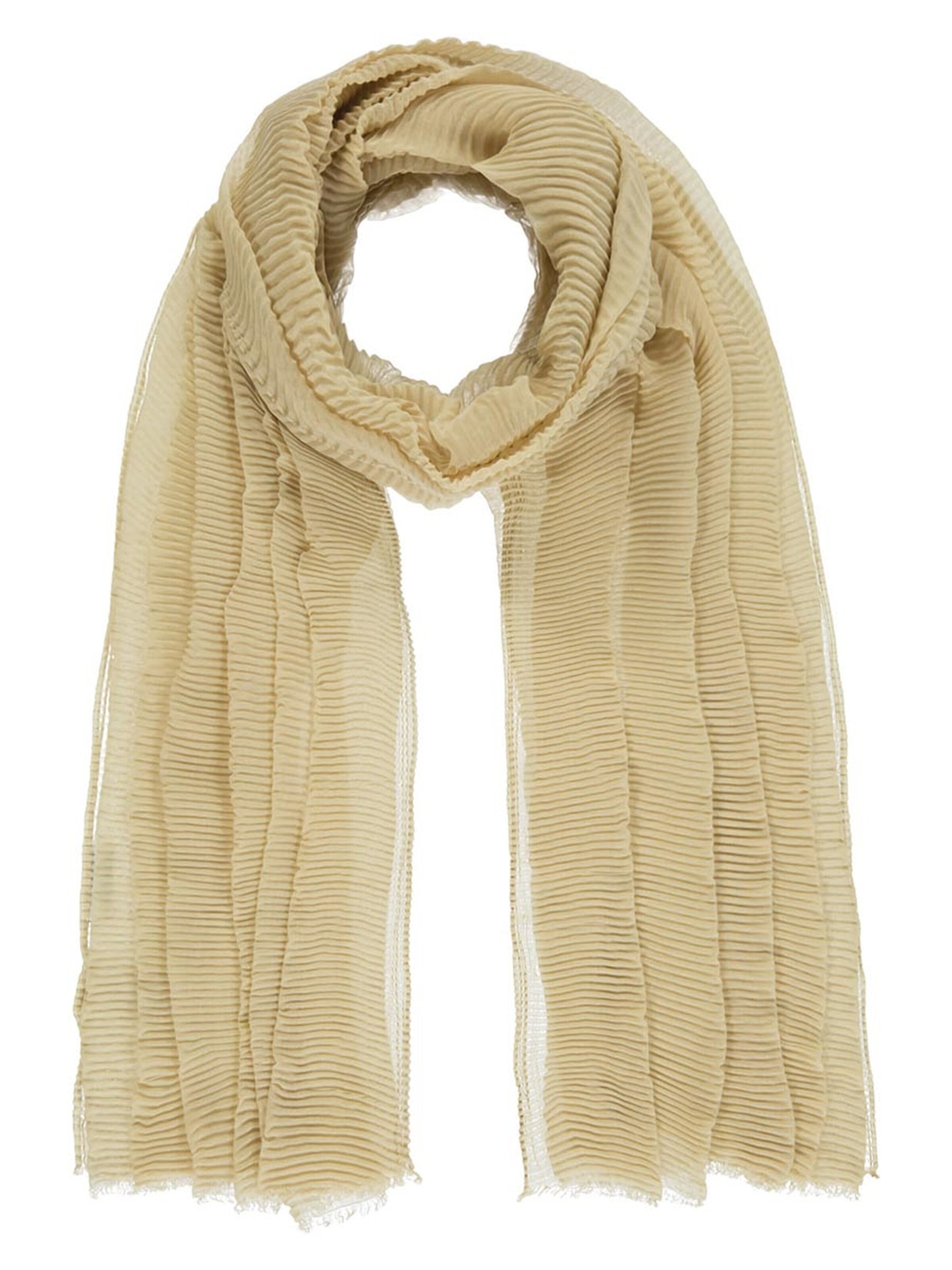 Passigatti Wrap 'Plissee' in Beige: front