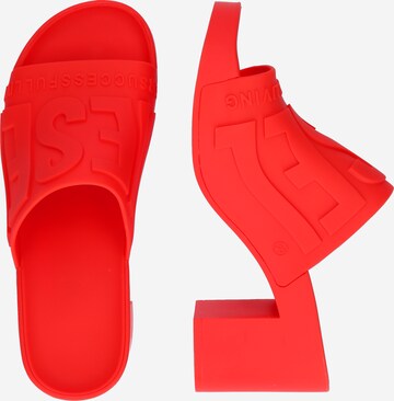 DIESEL - Zapatos abiertos 'PAMELA' en rojo