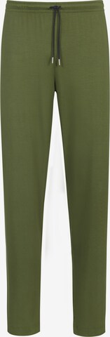 Mey Regular Pajama Pants in Green: front
