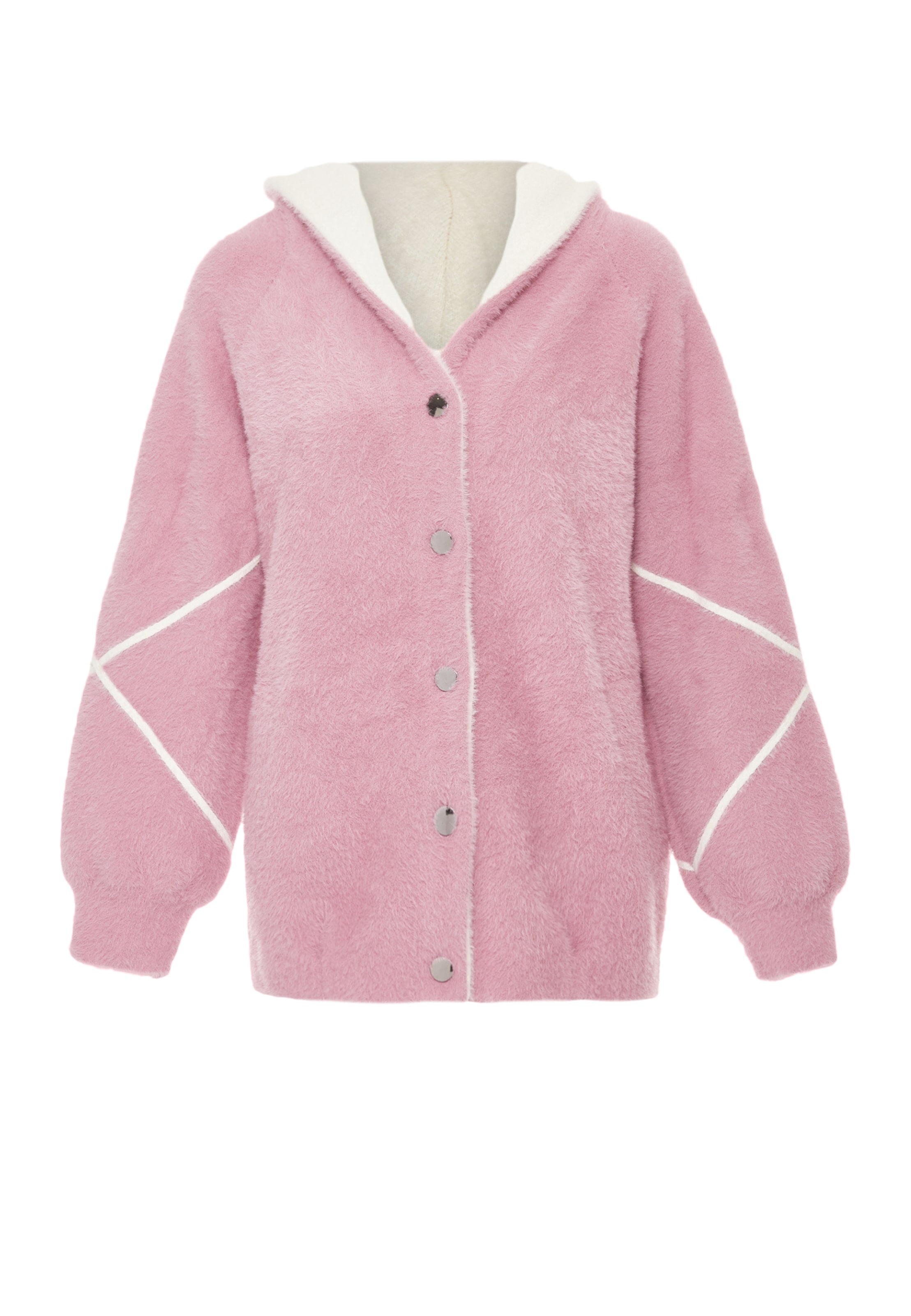 Poomi - Chaqueta polar en rosa: frente