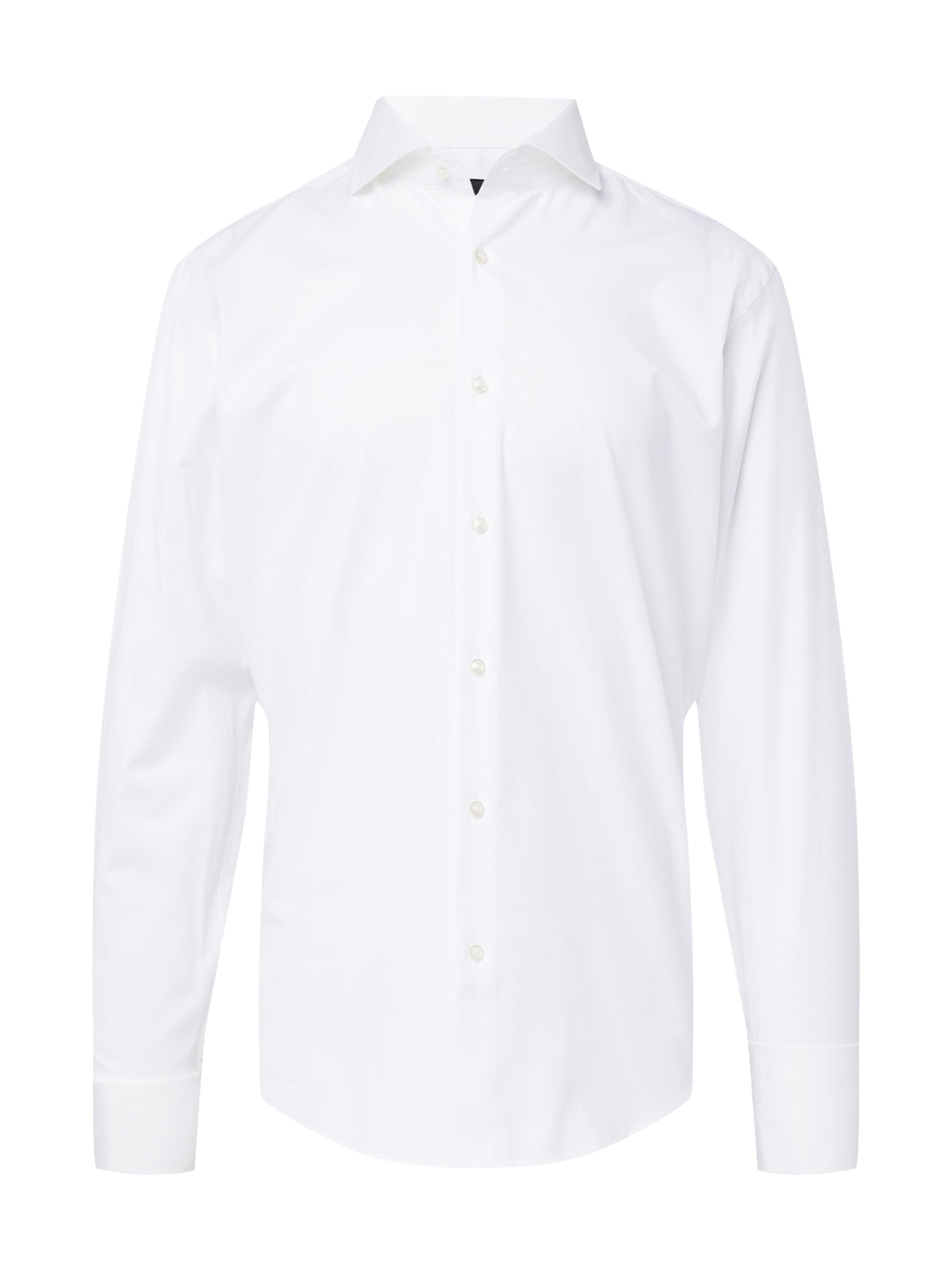 BOSS Slim fit Zakelijk overhemd 'H-Joe' in Wit: voorkant