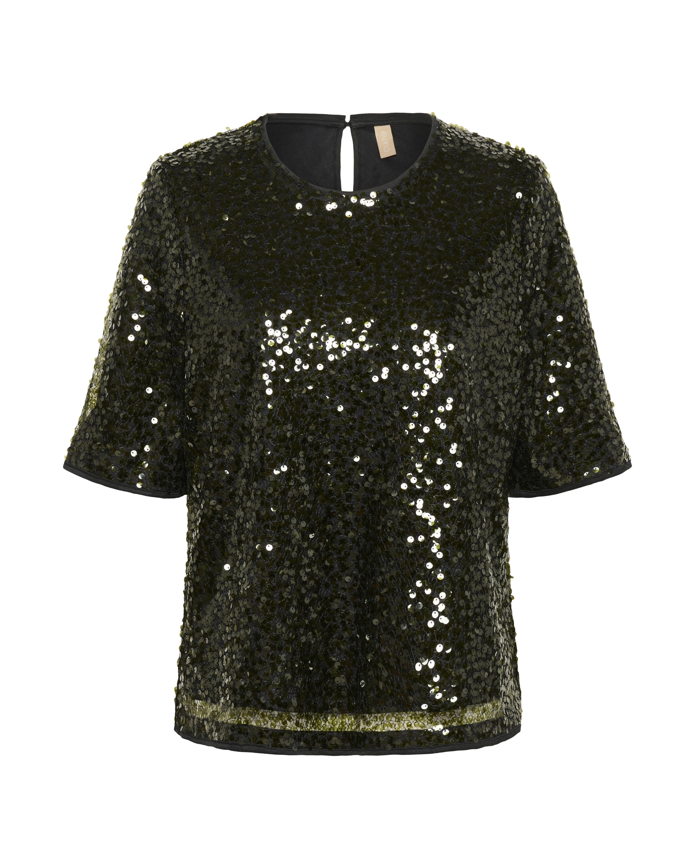 Chemisier CULTURE en vert : devant