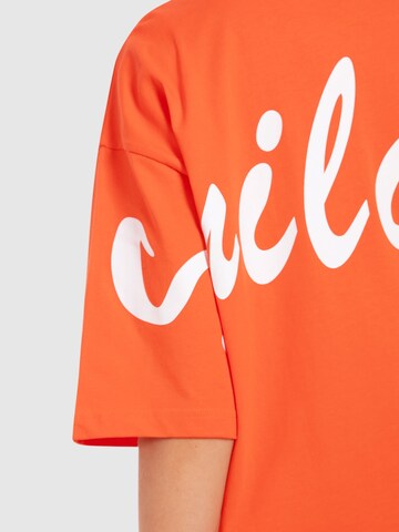T-Shirt ' Liquid Brail ' Smilodox en orange
