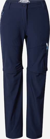 KILLTEC Pantalon outdoor en bleu marine / bleu clair, Vue avec produit