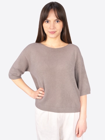 Seasons of April Trui 'MILENA' in Bruin