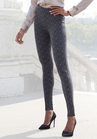 LASCANA Skinny Leggings in Grey: front