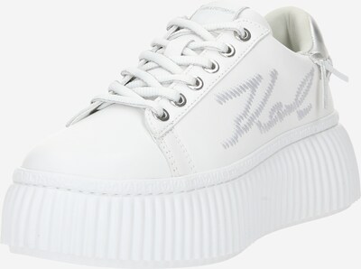 Karl Lagerfeld Sneaker in grau / silber / weiß, Produktansicht