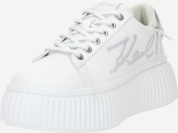 Karl Lagerfeld Sneakers laag in Wit: voorkant