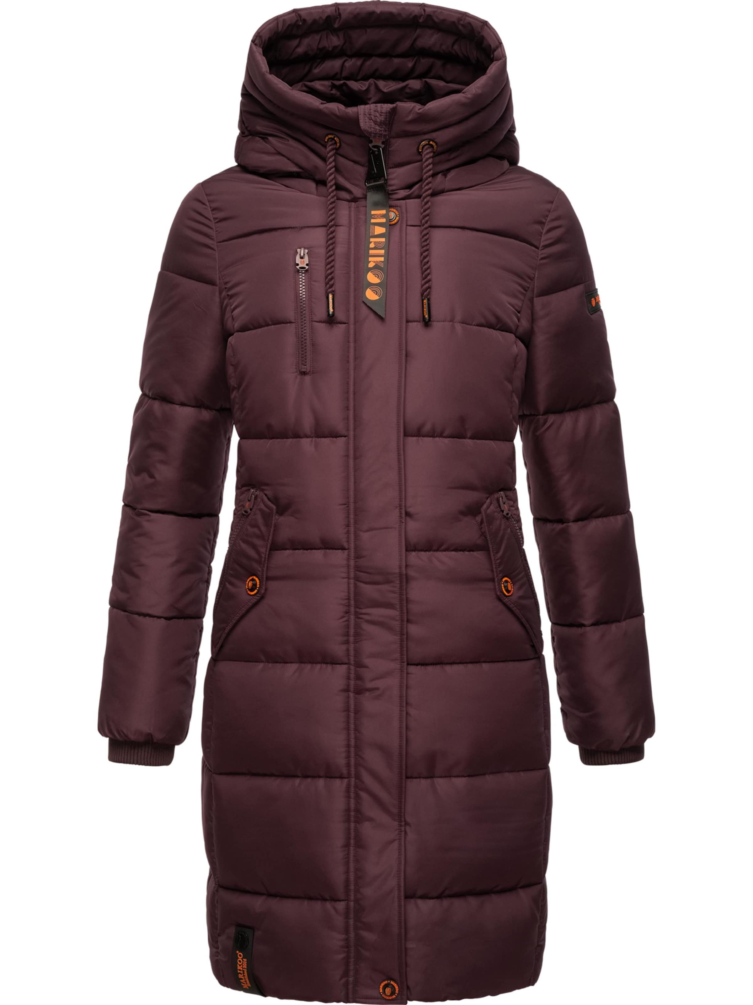 MARIKOO Winter coat &#x27;Yuikoo&#x27; in Red: front