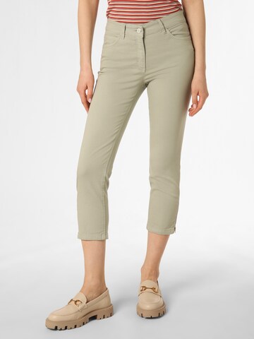 Zerres Zerres Hose/Leggings Damen beige braun dunkelbraun kariert, 7023 647  28, gemustert, 3/4 Länge gerade geschnitten, stretch, erhältlich bei Mode  Schönleitner in Gmunden