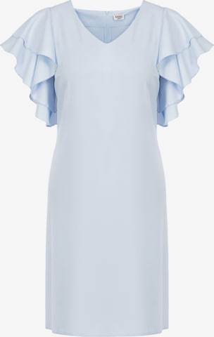 Robe de cocktail 'ELIANA' Karko en bleu : devant