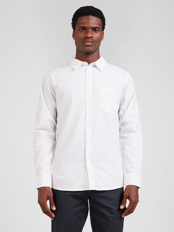 ABOUT YOU Regular fit Button Up Shirt 'Thilo' in White: front