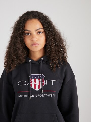 GANT Sweatshirt i svart