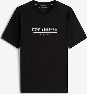 TOMMY HILFIGER Футболка в Черный: спереди