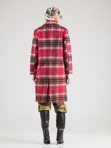 Desigual Демисезонное пальто в Ярко-розовый