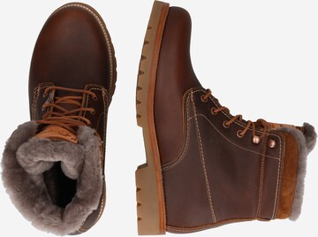 PANAMA JACK Lace-Up Boots in Brown