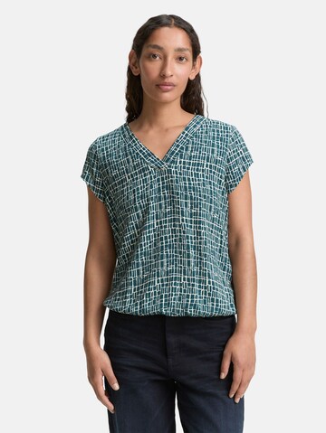 TOM TAILOR Bluse in Grün: Vorderseite