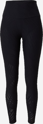Onzie Skinny Sportovní kalhoty 'Selenite' – černá: přední strana