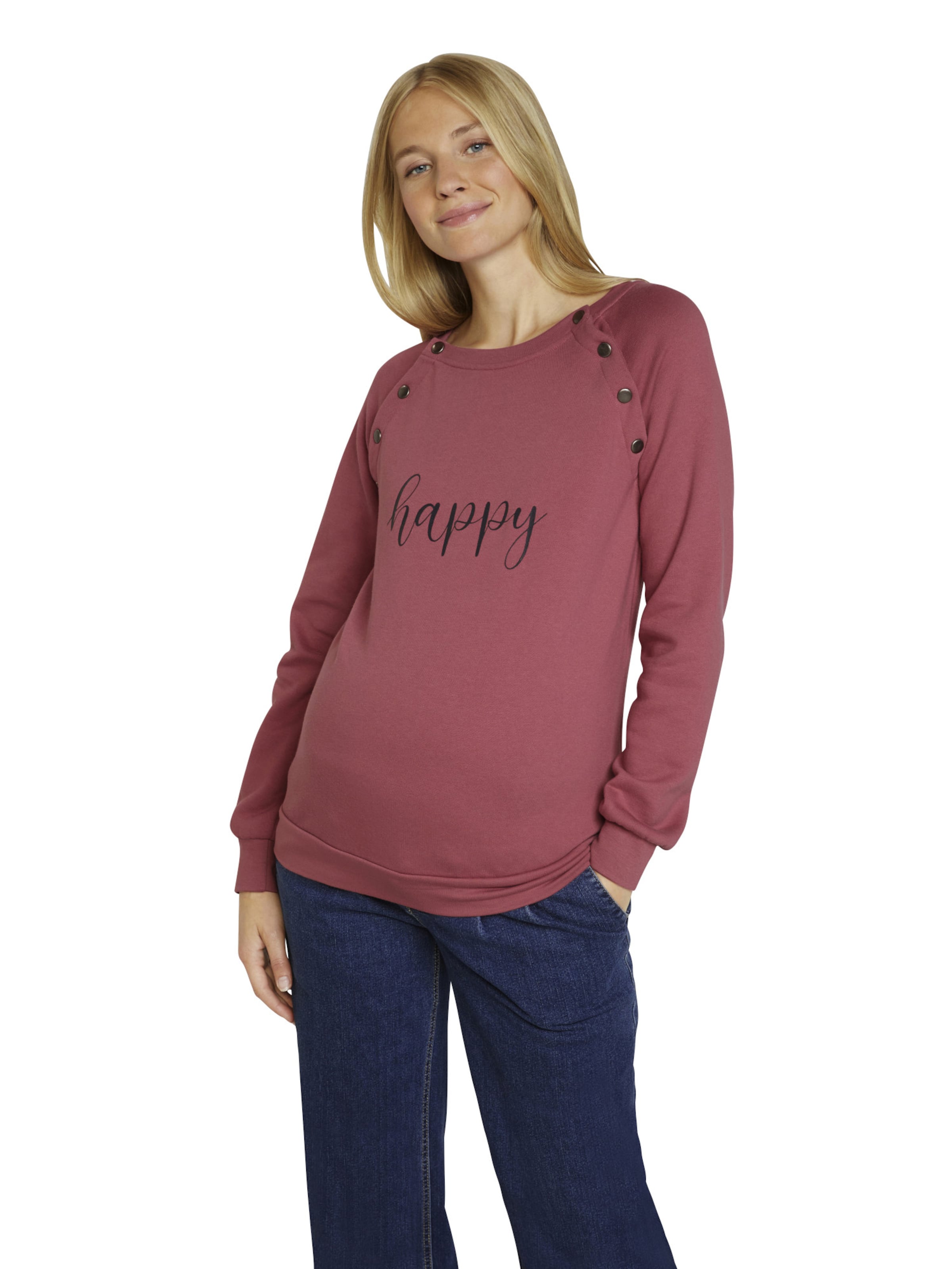 Sweat-shirt bonprix en violet : devant