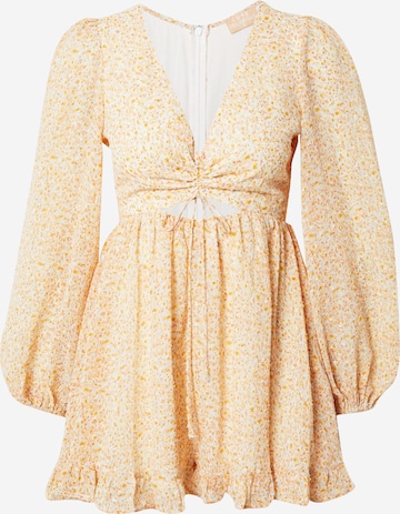 Love Triangle Jumpsuit in Mandarine Salmon Dark Orange ABOUT YOU