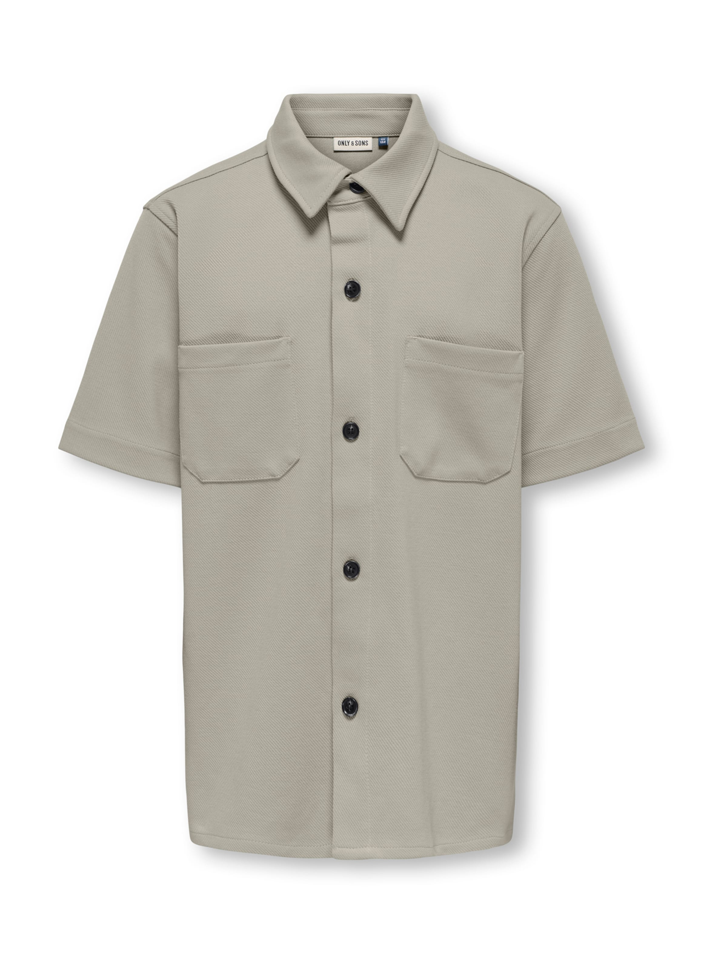 Only & Sons Junior Πουκάμισο 'OSJNEW KODYL' σε γκρι: μπροστά